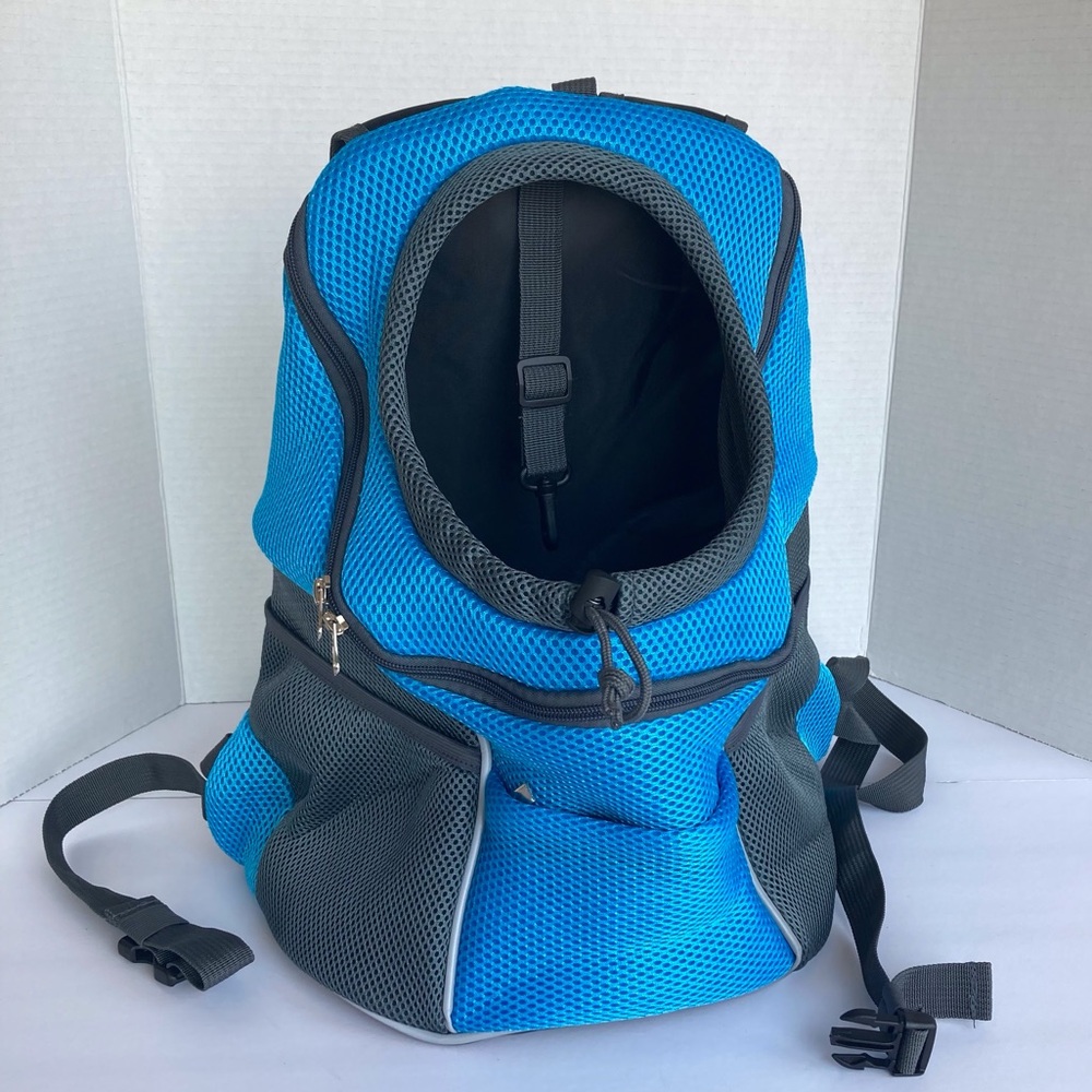 Ergonomic Small Dog/pet Backpack Carrier w Safety Features. Hiking/Outdoor Use.